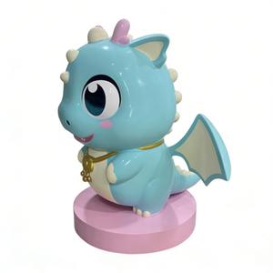 Sculpture de <span class=keywords><strong>dragon</strong></span> <span class=keywords><strong>chinois</strong></span> en fibre de verre personnalisée, peinte à la main, dorée, grande mascotte de <span class=keywords><strong>dessin</strong></span> animé, avec structure en acier résistante aux intempéries pour centre commercial - Product Image 5