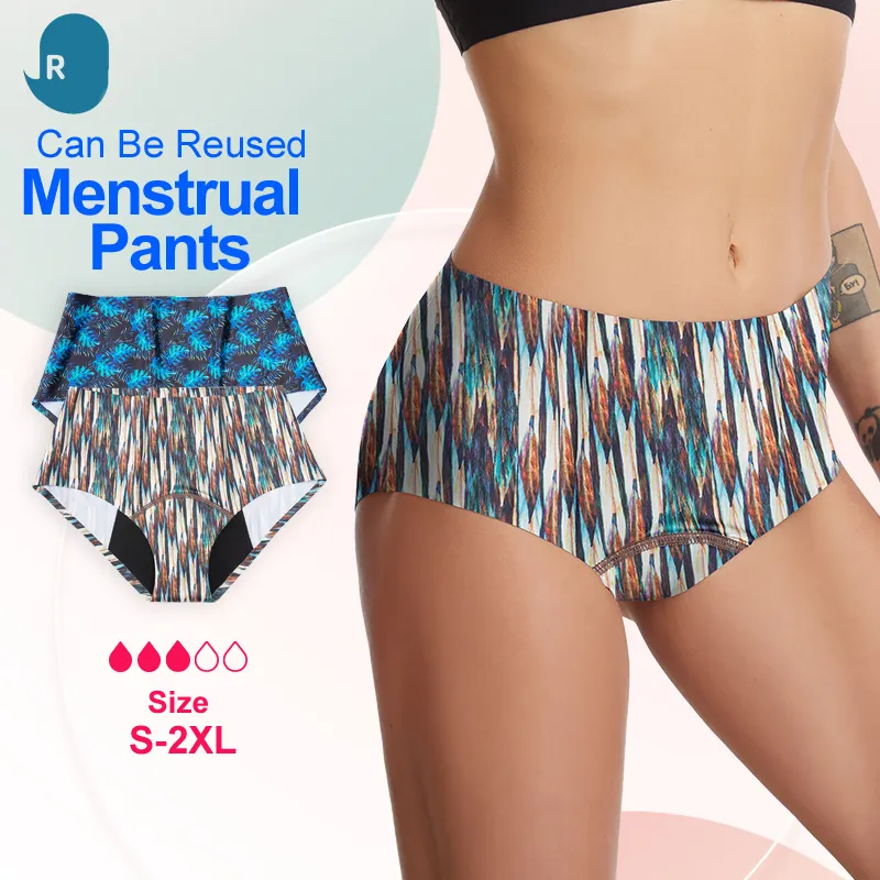 Bragas menstruales de 4 capas sin PFAS, ropa interior menstrual desechable, traje de baño, bragas de período inferior para natación para mujer