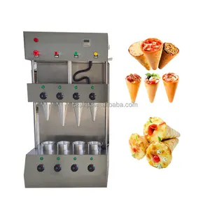 Hot sales Pizza Cone Showcase / Pizza Cone Rotating Oven / Pizza Cone Molding Machine For Sale