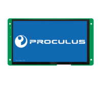 Panel sentuh kapasitif resistif HMI pintar, modul layar LCD 7 inci RS232 TTL antarmuka ESP32 UART LCD