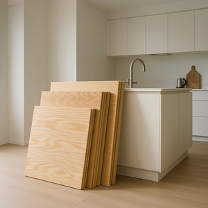 Panneau de <span class=keywords><strong>contreplaqué</strong></span> stratifié en bois dur commercial 7 plis, panneau de <span class=keywords><strong>contreplaqué</strong></span> mélaminé 18 mm pour la fabrication de meubles modernes - Product Image 3