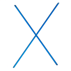 Support Fami System Ar Stiffening Cross L1050 H2210 Bleu RAL5012 - Product Image 3