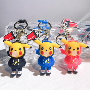 Set de Llaveros 3D de Pokémon, Llavero de PVC Suave con Personajes de Dibujos Animados, Correa de Muñeca para Decoración de Mochilas, Regalo para Fans del Anime - Product Image 4