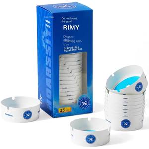 25 cendriers jetables haut de gamme en papier, portables, épaissis, sans fumée, avec <span class=keywords><strong>baume</strong></span> absorbant <span class=keywords><strong>la</strong></span> cendre - Product Image 3