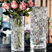 Prix de gros d'usine, décoration de mariage, décoration de la maison, qualité claire, décoration de mariage, décoration de bureau, centre de table décoratif de luxe, vases en verre hauts