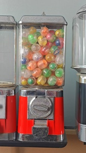 Vuông đồ chơi viên nang, gumball, bóng và kẹo Chrome nhựa máy bán hàng tự động (tr130cs) - Product Image 5