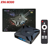 Reproductor Multimedia Android 14.0 X96 M300 Amlogic S905X5M 4K Compatible con WiFi 2.4G/5G, Ethernet 1000M, BT5.X, Salida UHD 4K*2K, AV1