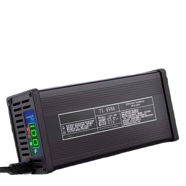 48V60V72V 10A Lithium Battery Charger, Fast Charging Charger for Electric Motorcycles 84v87.6v88.2v LFP Battery Charger