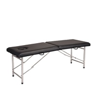 Table de massage portable pliable, réglable en hauteur, avec sac de transport, pour clinique, salon de beauté, spa, acupuncture, reiki