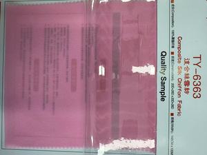 Cao cấp <span class=keywords><strong>100</strong></span>% <span class=keywords><strong>polyester</strong></span> composite sợi voan cho Womens Dresses Cô Gái Váy - Product Image 2