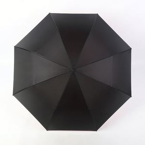 <b>Car</b> Long Layer <b>Standing</b> Reverse Hands-Free Straight Handle Large Double Umbrella Men Women Printed Rain - Product Image 3