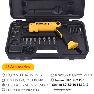Venta al por Mayor de <span class=keywords><strong>Destornillador</strong></span> Eléctrico Inalámbrico Plegable Multifunción de Iones de Litio de 8V DCF008 con Juego de 45 Accesorios - Product Image 3