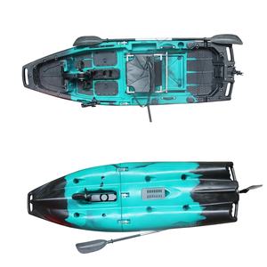 Vicking 9.5ft英尺模块化专业钓鱼皮划艇单座顶两件式截面LLDPE塑料踏板驱动船 - Product Image 2