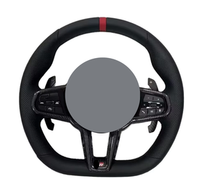 Venta caliente 2019 2020 2021 2022 2023 2024 para <span class=keywords><strong>Toyota</strong></span> <span class=keywords><strong>Supra</strong></span> Racing volante LED de fibra de carbono MK5 - Product Image 5