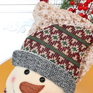 Décorations de Noël, chaussettes de Noël, sacs à bonbons (peuvent contenir des pommes et des bonbons), 48 cm de haut, 30 cm de large. Père Noël. - Product Image 5