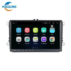 9 ''IPS DSP Android 8.1 araba radyo DVD OYNATICI VW Skoda için Quadvia Passat B5 MK5 Golf Polo taşıyıcı jetta Touaran