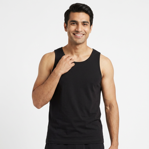 Camiseta sin Mangas de Canalé de Alta Calidad para Hombre, Duradera y Cómoda, con Dobladillo Recto, Chaleco Personalizado, Talla Grande, Ropa para Hombre - Product Image 1