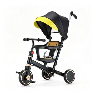 <span class=keywords><strong>Triciclo</strong></span> Infantil de Última Moda con Toldo y Manillar de Empuje, Éxito de Ventas de Fábrica, Apto para Niños y Niñas. Muy Popular - Product Image 1