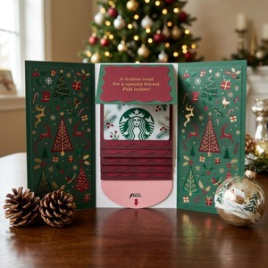 Conception originale ZS-PC0064 – Porte-cartes cadeaux à déroulement en cascade pour Noël, emballage festif pour détaillants en ligne - Product Image 4
