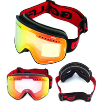 Masque de ski à lentille magnétique anti-buée UV400, compatible casque sans monture, équipement de sport pour la neige