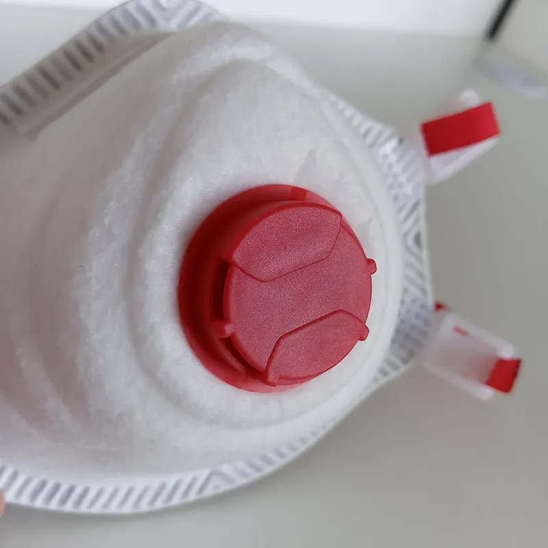 フリーロゴ2024 NEWホットセールマスクFFP3防塵マスク調節可能なフォイルノーズクリップカップ形状ハーフフェイスレスピレーターフルPUノーズパッド