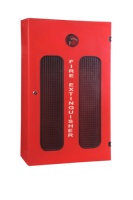 Armoires d'incendie à double porte armoire d'extincteur armoire à enrouleur de tuyau d'incendie rouge