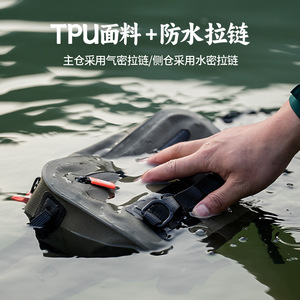 Fishing Waist Bag Waterproof Multifunctional Tackle Storage Outdoor Use Unisex - Product Image 3