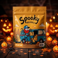 Sachets personnalisés refermables pour échantillons de snacks, 5x8, 8x12, en Mylar, imprimés sur mesure, petits emballages alimentaires