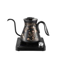 Bouilloires électriques intelligentes de 0,8 L en acier inoxydable, cafetières et théières, bouilloire électrique à col de cygne avec affichage numérique et thermos Strix