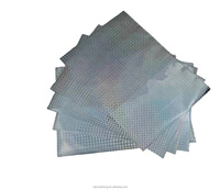 Décoration artisanale DIY colorée, dorure, décoration avec feuille d'or, impression par transfert sur matériau PET, artisanat artistique, papiers en feuille d'argent