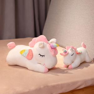 Wholesale Cute unicorn Plush Animal Toys <strong>rainbow</strong> <strong>Horse</strong> Girl Birthday Gifts Plush Pillows - Product Image 6