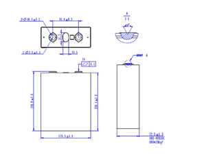 EE. UU./PL Stock 280Ah LFP Lithion Pack Bateria De Litio Fosfato De Hierro 12V 24V 3,2 V 280ah LF280k 400ah Lifepo4 Batería - Product Image 6