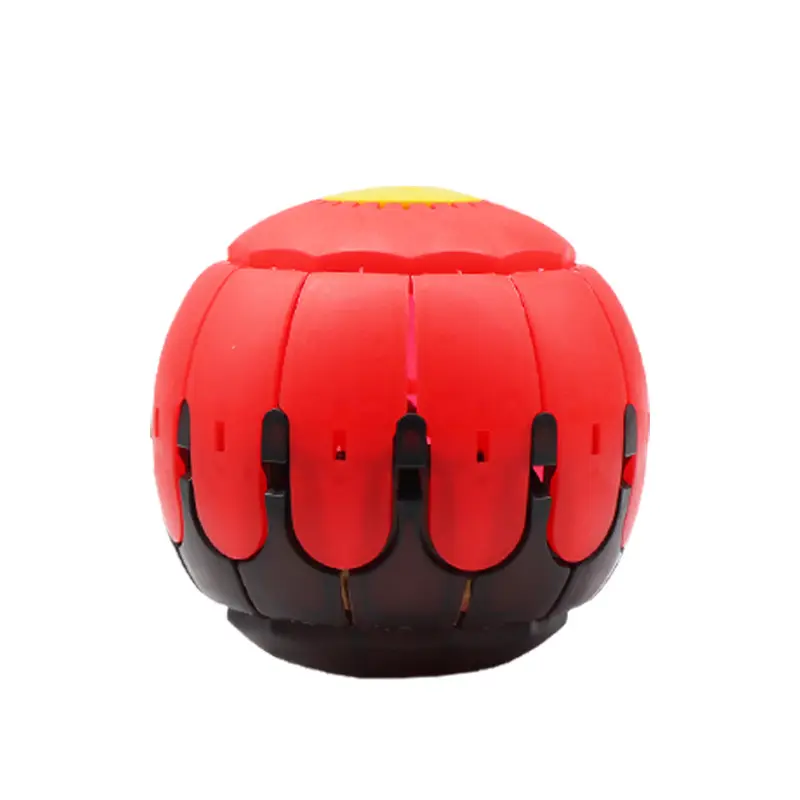 2022 New Style Deformed Elastic Sport Disc Ball Kids Toys Magic Ufo Flying Saucer Ball With Lights And Music