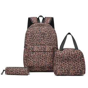 Trendy <b>leopard</b> print <b>backpack</b>-high capacity premium korean style stylish - Product Image 3