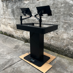 Soporte de Viaje Desmontable Blanco y Negro para Torre de Control de DJ, Compatible con Controladores de DJ <span class=keywords><strong>PIONEER</strong></span> <span class=keywords><strong>XDJ</strong></span>-<span class=keywords><strong>XZ</strong></span> DDJ-1000 RANE One - Product Image 6