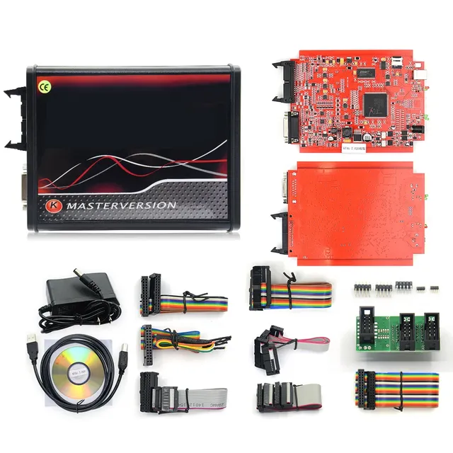 Unlimited EU Red Kess V5.017 2.80 KTAG V7.020 V2.25 4 LED OBD2 Manager KESS ECU Chip Tuning Tool KESS Ktag ECU Programmer
