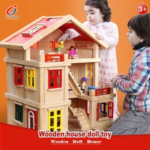 Casa <span class=keywords><strong>de</strong></span> muñecas <span class=keywords><strong>de</strong></span> madera <span class=keywords><strong>para</strong></span> <span class=keywords><strong>niños</strong></span>, nuevo estilo, venta al por mayor - Product Image 4