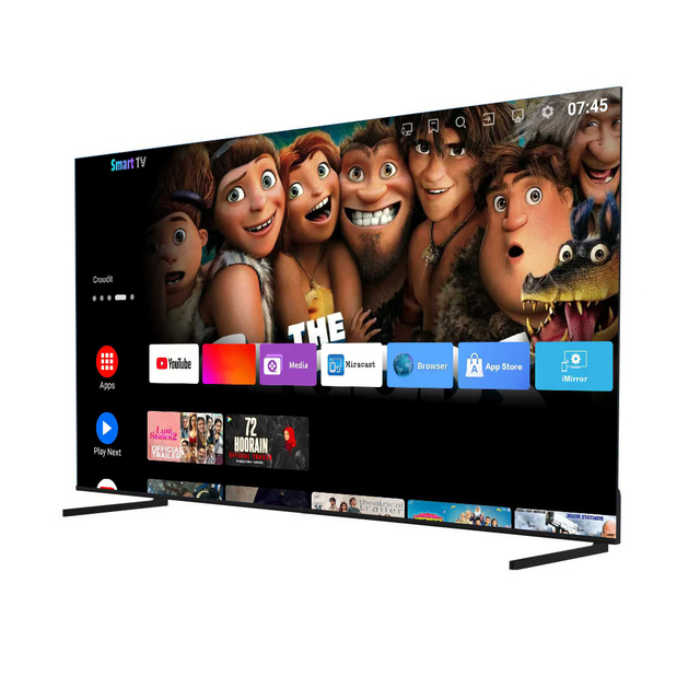 Big Screen 50 55 65 75 85 100 Inch TV 4K UHD Full Display Smart Television Sets Android Smart LED TV  For Home Use