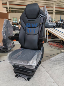 مقعد الشاحنة الأكثر مبيعًا من الجلد الأصلي والمصمم خصيصًا، مقعد هوائي لسائق الشاحنة بجودة ممتازة مناسب لجميع الفصول - Product Image 4