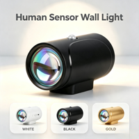 Lampu Dinding LED 16 Warna Triple Induction Ambient Light untuk Dekorasi Suasana Romantis di Rumah dan Gaming