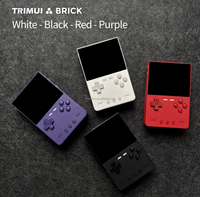 Console de jeu portable R Trimui Brick, écran IPS 3,2'', système Linux, interface utilisateur, panneau arrière en métal, clavier, Wi-Fi, 64 Go, 3000 mAh, lecteur de jeux