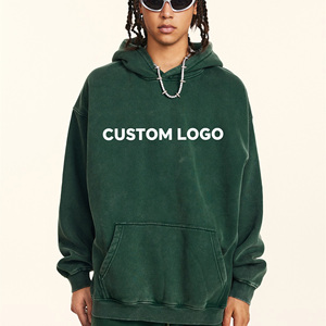 Sudadera con Capucha Personalizada con Logotipo Bordado en la Parte Delantera, 100% Algodón, Talla Grande, Corte Regular, para Hombre, Resistente al Viento y al Agua - Product Image 2