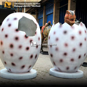 MY DINO FS-019 Statue <span class=keywords><strong>de</strong></span> Dino Jardin Oeufs <span class=keywords><strong>de</strong></span> Dino décoratifs pour <span class=keywords><strong>la</strong></span> <span class=keywords><strong>photographie</strong></span> - Product Image 2