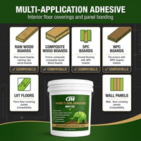 Adhésif pour sols en bois DIMEI MS132, mastic polymère MS, écologique, faible teneur en COV, colle pour l'installation de parquet chauffant