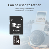Tarjeta de Memoria de Alta Velocidad Miomgn de 16 GB, 32 GB, 64 GB, 128 GB, Compatible con Múltiples Dispositivos, Tarjeta de Memoria para Cámaras de Seguridad, DVR para Automóvil, 256 GB