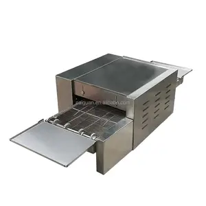 Horno Eléctrico Comercial para Hornear Pizza, Transportador de Mesa de Acero Inoxidable, Túnel Eléctrico, Máquina de Pizza, Hornos de 220 V