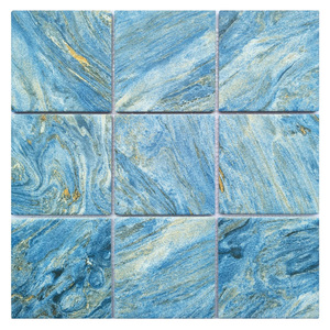 กระเบื้องโมเสคเซรามิกทรง<span class=keywords><strong>สี</strong></span>่เหลี่ยม<span class=keywords><strong>สี</strong></span><span class=keywords><strong>ฟ้า</strong></span>ผสม<span class=keywords><strong>สี</strong></span>เขียวดีไซน์ทันสมัยสำหรับบ้านวิลล่าโรงแรมห้องครัวห้องน้ำตกแต่งพื้นผนัง - Product Image 2