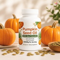 Capsules de bien-être masculin OEM de qualité supérieure, soutien à la prostate à base de plantes, supplément nutritionnel à l'huile de graines de citrouille pour adultes, vente en gros