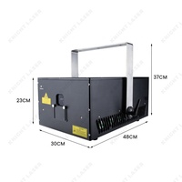 Proyector de Animación Láser para Exteriores 3D, 40W, para Iluminación de Escenarios, Festivales, Publicidad y Mapeo Láser