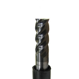 Fraise en bout à grande vitesse outils de coupe plats en carbure solide indexable HRC65 4 flûtes fraise CNC <span class=keywords><strong>UEX</strong></span> pour métal - Product Image 3
